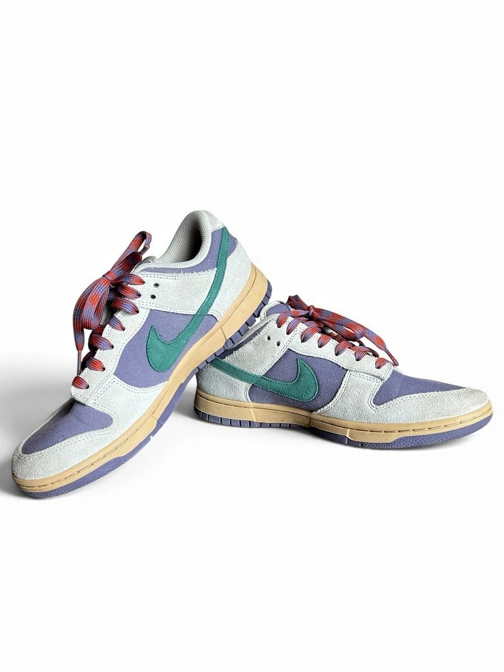 Nike Womens Dunk Low Daybreak Bicoastal Purple Green Size 9 HF5030-030 Suede